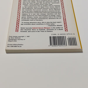 Clandestine in Chile by Gabriel Garcia Marquez 1st Edition Vintage Paperback Bk