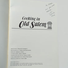 Load image into Gallery viewer, Cooking In Old Salem North Carolina Vintage Colonial Williamsburg Cookbook Book
