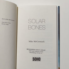 Load image into Gallery viewer, Solar Bones by Mike McCormack (2017, Hardcover)
