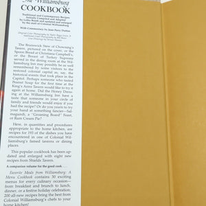 The Williamsburg Colonial Vintage Cookbook Traditional and Contemporary Recipes