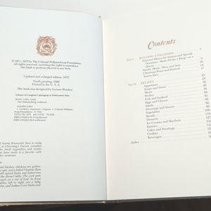 The Williamsburg Colonial Vintage Cookbook Traditional and Contemporary Recipes