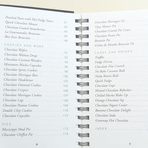 The Little Black Book Of Chocolate Recipes Desserts Candy Cakes Pies Cookbook