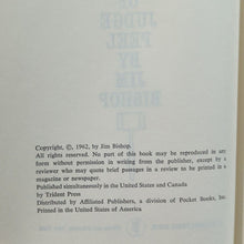 Load image into Gallery viewer, The Murder Trial Of Judge Joe Peel Jim Bishop Vintage True Crime Hardcover Book
