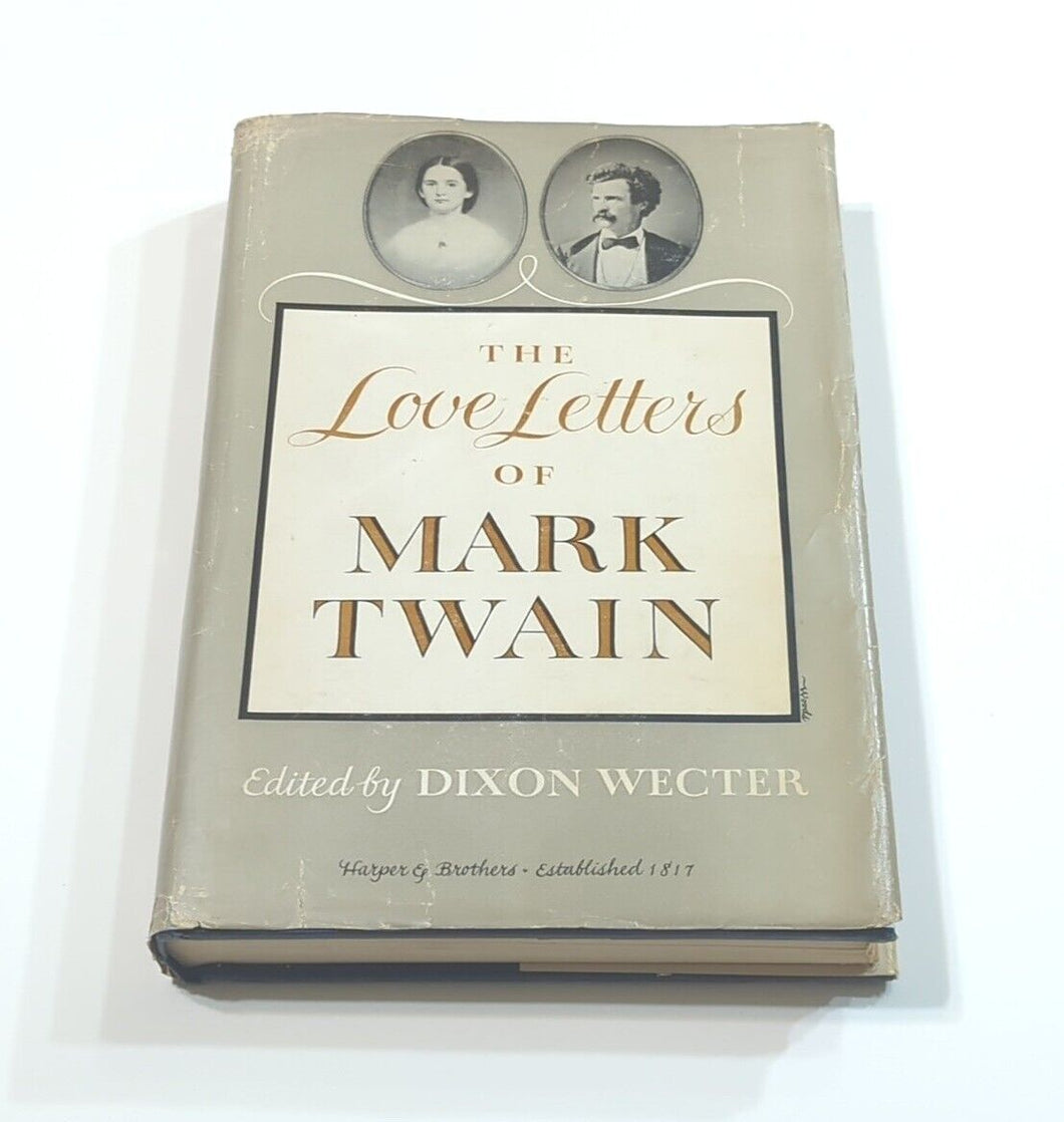 Vintage The Love Letters Of Mark Twain 1st First Edition Hardcover 1949 Book DJ