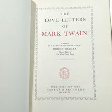 Load image into Gallery viewer, Vintage The Love Letters Of Mark Twain 1st First Edition Hardcover 1949 Book DJ
