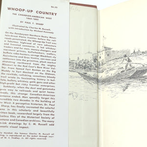 Whoop Up Trail Country By Paul F Sharp Montana Territory Frontier History Book