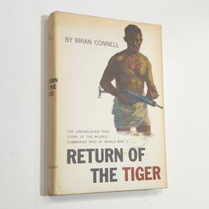 Return Of The Tiger Ivan Lyon Bio Vintage WW2 WW II Commando Raid History Book