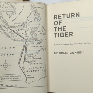 Return Of The Tiger Ivan Lyon Bio Vintage WW2 WW II Commando Raid History Book