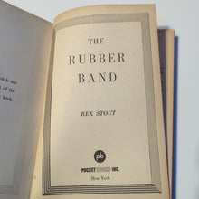 Load image into Gallery viewer, The Rubber Band By Rex Stout Nero Wolfe Mystery Vintage Paperback
