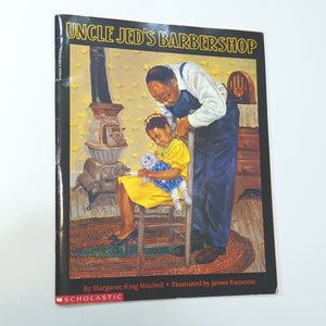 Uncle Jed's Barber Shop Vintage Black African American Childrens Picture Book