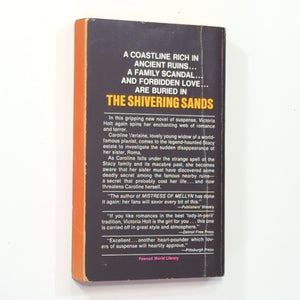 The Shivering Sands Victoria Holt Vintage Paperback Romance Novel Fawcett Crest