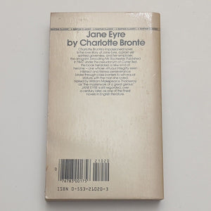 Jane Eyre By Charlotte Bronte Vintage Paperback 80s Bantam Classic Novel Book