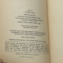 Load image into Gallery viewer, Jane Eyre By Charlotte Bronte Vintage Paperback 80s Bantam Classic Novel Book
