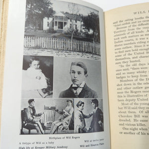 Will Rogers Biography Story by His Wife Betty Rogers Vintage Book Life And Times