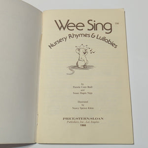 We Wee Sing Childrens Nursery Rhymes And Lullabies Vintage Songbook Sheet Music