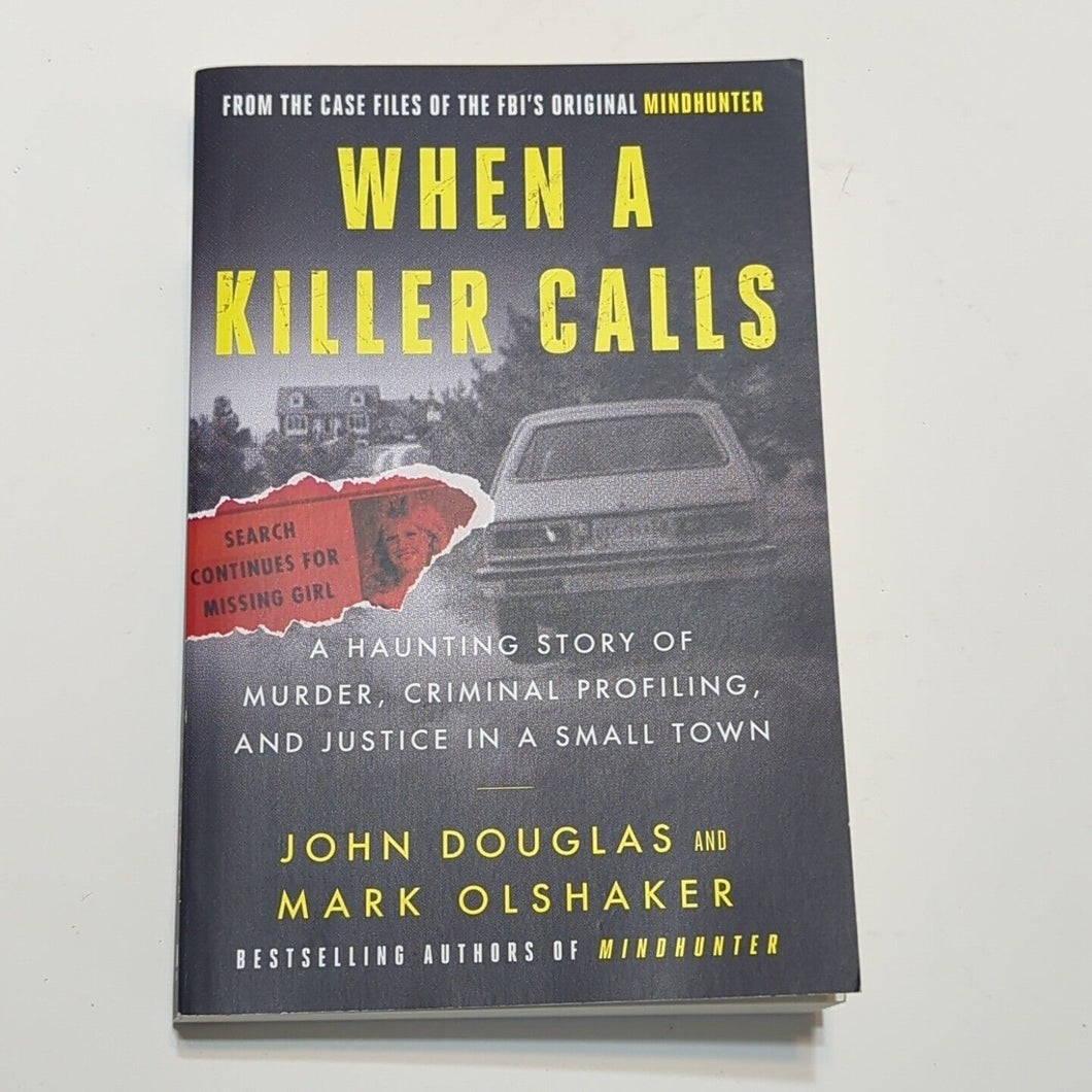 When a Killer Calls By John Douglas Book Cases of the FBI Original Mindhunter 2