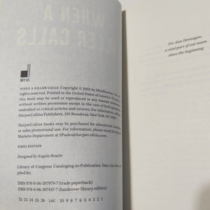 When a Killer Calls By John Douglas Book Cases of the FBI Original Mindhunter 2