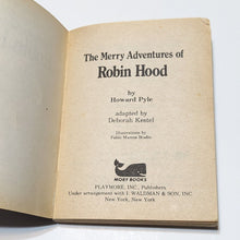 Load image into Gallery viewer, The Merry Adventures Of Robin Hood by Howard Pyle Kid Miniature Illustrated Book
