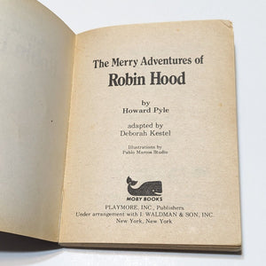 The Merry Adventures Of Robin Hood by Howard Pyle Kid Miniature Illustrated Book