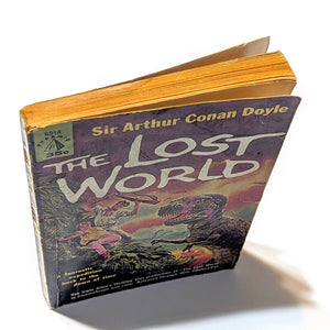 The Lost World Sir Arthur Conan Doyle Vintage Paperback Book Pyramid G514 1960