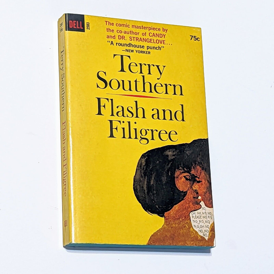Flash And Filigree By Terry Southern Vintage Paperback Dell 1st Edition PB Book