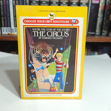 Load image into Gallery viewer, the circus choose Your own adventure series book 1 by Edward Packard Vintage
