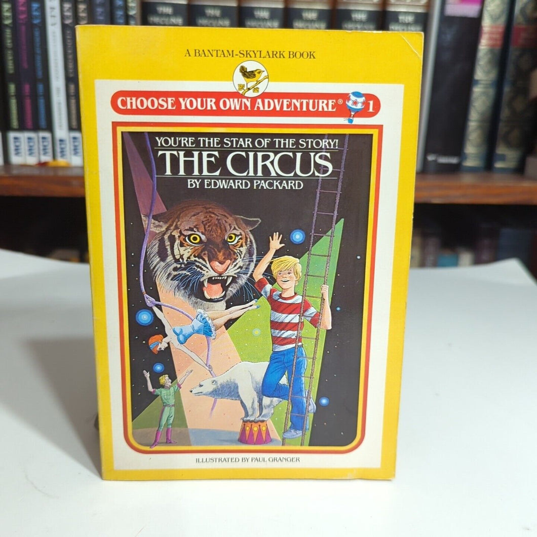 the circus choose Your own adventure series book 1 by Edward Packard Vintage