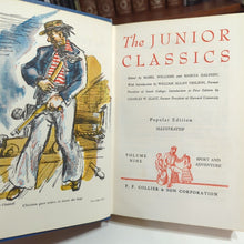 Load image into Gallery viewer, The Young Folks Shelf Of Books The Junior Classics 9 Sport And Adventure 1961
