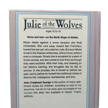 Load image into Gallery viewer, Julie Of The Wolves By Jean Craighead George Hardcover Book Vintage 1974 Edition
