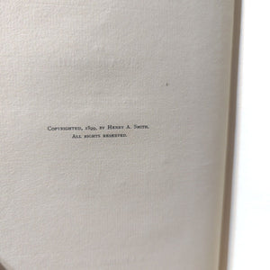 The Demands Of Society By Myra M. Smith 1899 1st First Edition Antique Rare Book