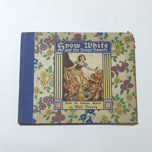 Walt Disney Snow White and the Seven Dwarfs Grosset & Dunlap 1938 Vintage Book