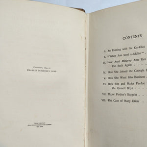 The Chronicles Of Aunt Minervy Ann By Joel Chandler Harris 1st Edition 1899 Book