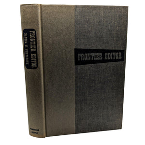 Frontier Editor By Daniel Dan W Whetstone Vintage Americana Book Montana History