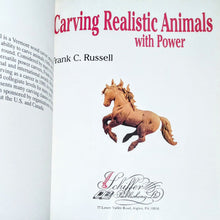 Load image into Gallery viewer, Wood Carving Realistic Animals with Power by Frank C. Russell Woodcarving Book
