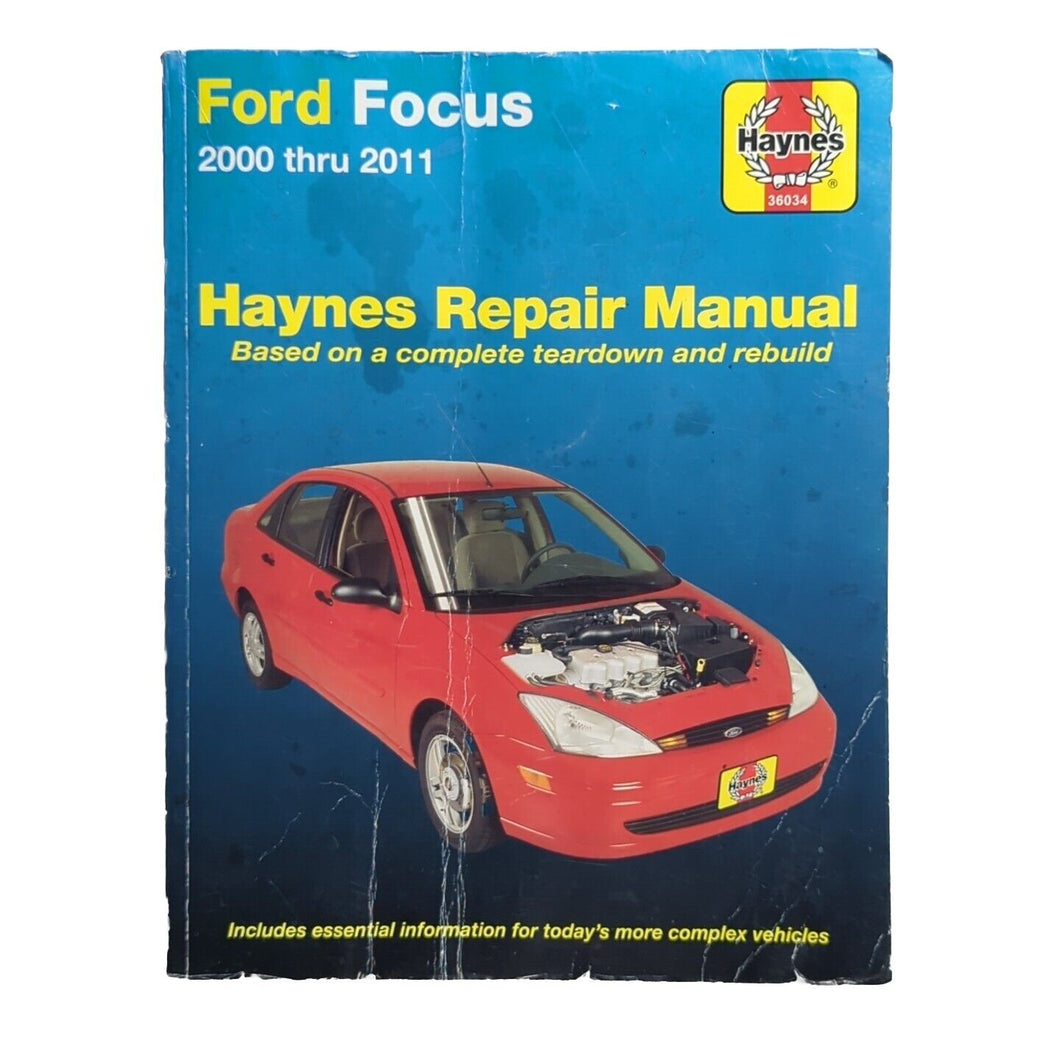 Ford Focus 2000-2011 Haynes Car AUTO Repair Manual 36034