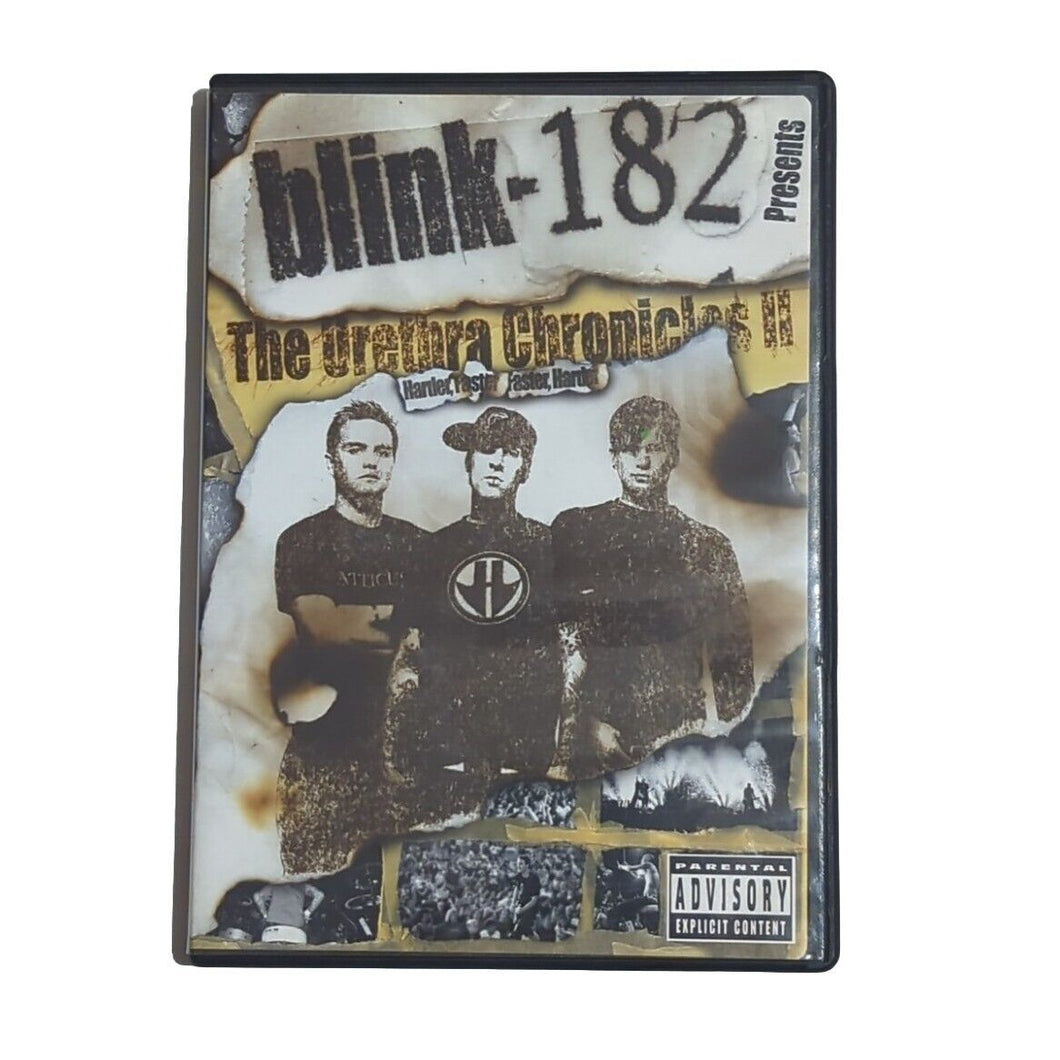 Blink 182 The Urethra Chronicles II 2 Harder Faster Harder Faster Music DVD
