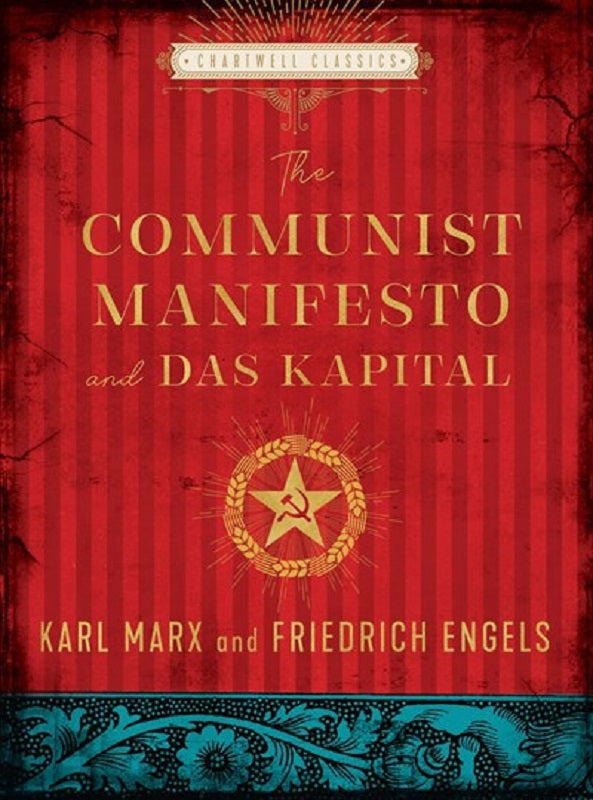 The Communist Manifesto and Das Kapital Capital Carl Karl Marx Engels Hardcover