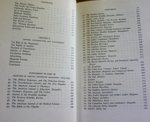 A History of American Magazines 1741-1850 Volume 1 by Frank Luther Mott Book