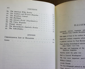 A History of American Magazines 1741-1850 Volume 1 by Frank Luther Mott Book
