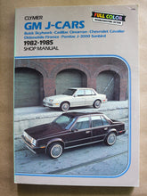 Load image into Gallery viewer, Clymer GM J-Cars 1982-1985 Buick Skylark Pontiac J-2000 Sunbird Repair Manual
