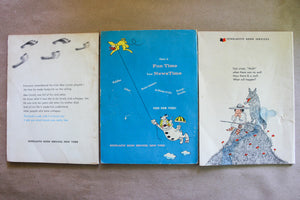 Vintage Scholastic Book Lot The Boy Who Cried Wolf Childrens Kids Books 1960s