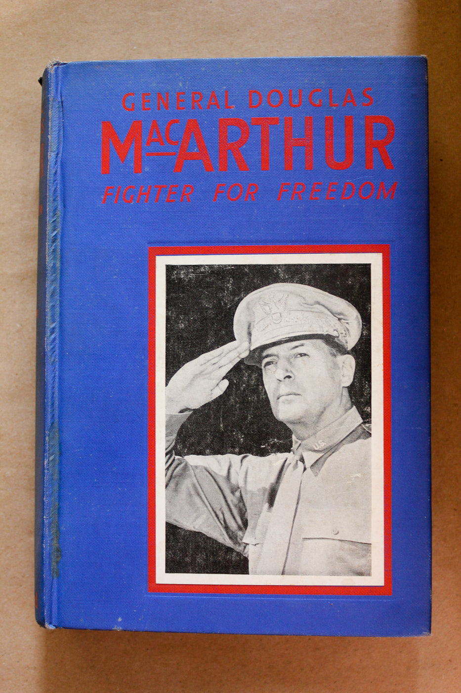 General Douglas MacArthur Military Biography Vintage WW2 WWII World War 2 Book