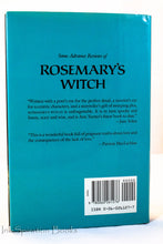 Load image into Gallery viewer, Rosemary&#39;s Witch by Ann Turner Signed First Edition Hardcover Book 1991 DJ Fine
