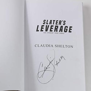 Slater's Leverage The OPAQUE Task Force by Claudia Shelton SIGNED 1st Edition