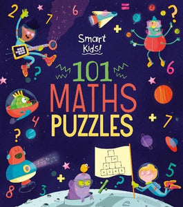 Smart Kids! 101 Brain Boosting Math Puzzles Childrens Educational Book