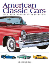 Load image into Gallery viewer, 300 American Classic Cars Photo Guide Mini Coffee Table Book Encyclopedia
