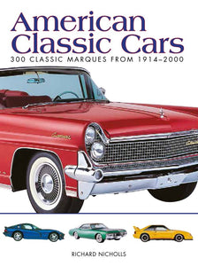 300 American Classic Cars Photo Guide Mini Coffee Table Book Encyclopedia