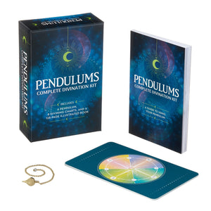 Pendulums For Complete Divination Kit Dowsing Technique Divining Charts Book