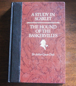 A Study in Scarlet The Hound of the Baskervilles Sherlock Holmes Illustrated BK