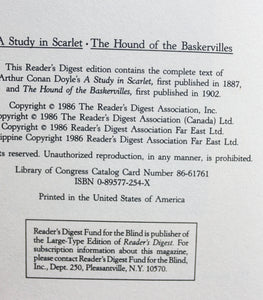 A Study in Scarlet The Hound of the Baskervilles Sherlock Holmes Illustrated BK